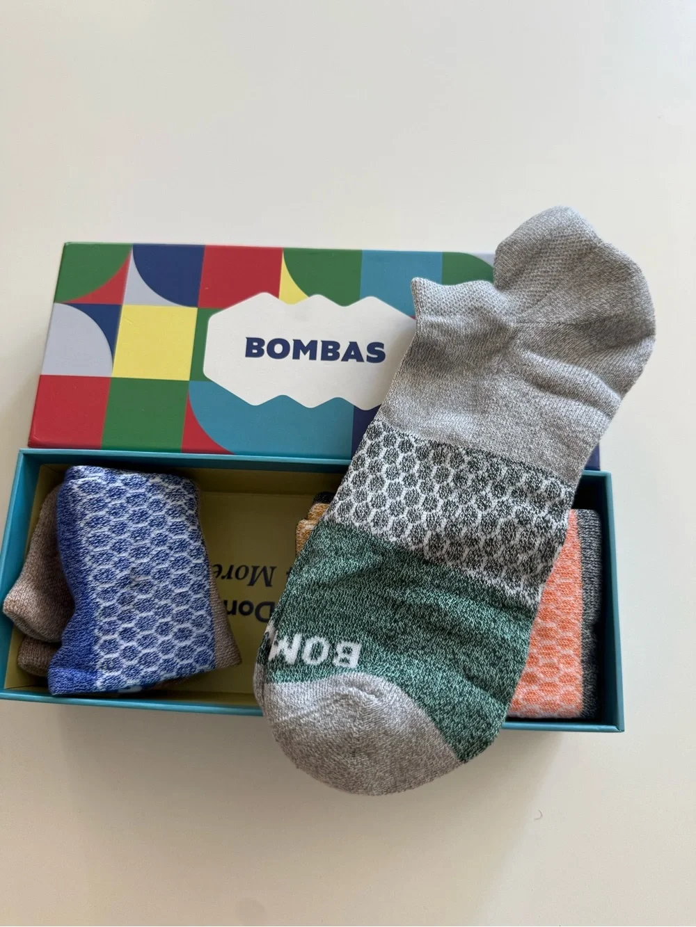 Bombas Women's Tri-Block Ankle Socks